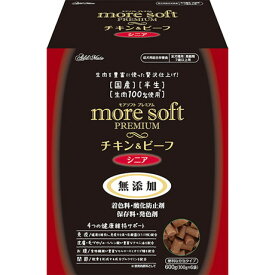 モアソフト プレミアム moresoft premium チキン&ビーフ シニア 600g