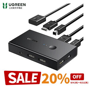 yX[p[SALE20OFFzUGREEN HDMI KVMؑ֊ 21o L[{[hA}EXAj^[L PC2p 4K@60Hz USB2.0 4|[g ؑ֊ HDMI2.0p hCo[sv ȒPڑ 茳XCb`&USBP[u