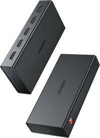 UGREEN HDMI 分配器 1入力4出力 4K@60Hz HDMI スプリッター 自動切替 4画面同時出力 HDMI1.4 PC HDTV DVD Xbox PS5/PS4/PS3 対応