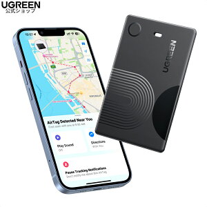 UGREEN FineTrack Slim �E�H���b�g�g���b�J�[ �����h�~�^�O �X�}�[�g�^�O �X�}�[�g�g���b�J�[ Apple�u�T���v�Ή� �L�[�t�@�C���_�[ �Y�ꕨ�h�~ �ʒu�ǐ� �� ���z �o�b�O �����h�Z�� �q�� ����� iPhon