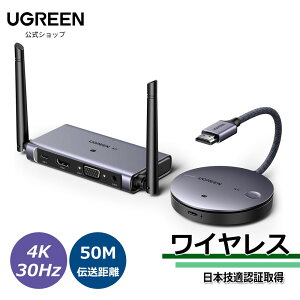 UGREEN CXHDMI  CXM@ HDMIGNXe_[ y4K@30Hz/50M/2.4G+5G/{ZKF؎擾z HDMI M@ƎM@ fo PC er bvgbv J TV Box DVD