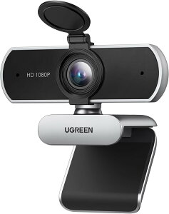 �y5/15���I�ōő�100%�|�C���g�zUGREEN �E�F�u�J���� USB Web�J���� �t��HD 1080P 200����f �}�C�N ���� �O�t�� �������␳ 85°���L����p PC �J���� �N���b�v/�X�^���h�� Windows 7/8/8.1/10/11 Mac OS Zoom/Teams