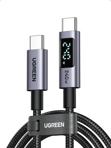 UGREEN USB CP[u 240W o LEDA^C\ iPhone [dP[u PD3.1 }[d f[^] ^CvC USB iPhone 17/16/15 [d MacBook Pro/Air iPad Pro Galaxy Pixel eΉ ϋviC҂