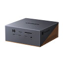 UGREEN Maxidok 17-in-1 Thunderbolt5 ドッキングステーション Thunderbolt5×2+DP 3画面出力 8K60Hz 120Gbps高速転送…