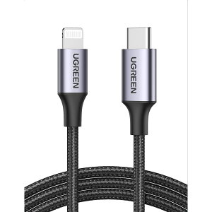UGREEN USB-C LightningP[u PDΉ MFiF؎擾 }[d CgjOP[u ϋv iC҂ iPhone 14 /iPhone 13 / 12 / 11 / iPad Mini/Air/ProȂǂɑΉ Z(0.25M)