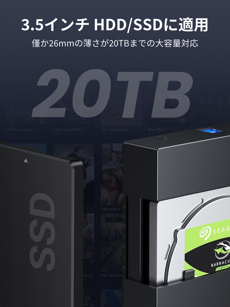 楽天市場】UGREEN HDD ケース 3.5インチ HDD ハードディスクケース