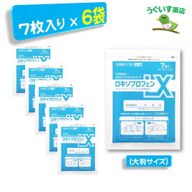 【第2類医薬品】 P10倍！ 42枚(7×6袋) 大判 ロキエフェクトLX パップ エコ包装 SM税対象 鎮痛成分と冷却効果で良く効きます！ 大石膏盛堂 ロキソプロフェン ロキソニン 腰痛 肩こり 湿布 シップ 貼り薬 鎮痛 消炎