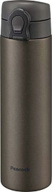 ピーコック 水筒 マグ ボトル 保温 保冷 0.5L ステンレス ボトル ブラウン AKF-50 T