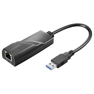 �A�C�E�I�[�E�f�[�^ IODATA �M�K�r�b�g�L��LAN�A�_�v�^�[ USB 3.2 Gen 1(USB 3.0)�Ή� Switch����m�F�ς� 1Gbps ���{ ETG6-US3