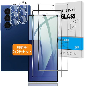 �y2+2���Z�b�g�z �Ή� Galaxy Z Fold 7 SC-56F / SCG34 �K���X�t�B���� + �J�� ���t�B���� �y���{���Ɏq �d�x9H�z �Ή� �M�����N�V�[ Z Fold 7 �t�B���� �����K���X �t�� �ی�t�B���� 3D Touch�Ή� �A������