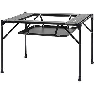 KingCamp Lv e[u A~ y [e[u ܂ݎe[u RpNg VA\ AEghA nCLO BBQ sNjbN DIYg ^X^h (ubN)