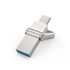 TOPESEL USBメモリ32GB Type-Cメモリー 2in1 Type-C + USB A(USB3.1 gen1) USBメモリー デュアル高速メモリ スマホメモリー OTG タイプC USBフラッシュドライブ スマホ/Windows/ノートパソコン対応
