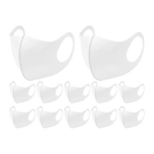 SCOLORKI �}�X�N �􂦂� ���̌^ �􂦂�}�X�N 12���g ���ʋC �z�� ���� ���r��\�h UV�J�b�g �򖗖h�~ �����ɂ��Ȃ�ɂ��� �j�����p