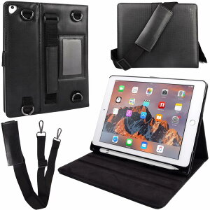 Cooper Cases MAGIC CARRY PRO II �V�����_�[ �n���h �X�g���b�v �P�[�X �y iPad 10.2 ��9���� /��8���� / ��7���� / Air 10.5 ��3���� / Pro 10.5 2017 �z Apple Pencil ���[ �y���z���_�[ �X�^���h �J�o�[ (�u���b�N)
