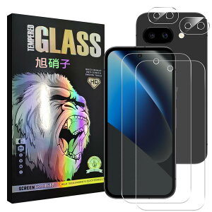 Google Pixel 10A 5G �K���X�t�C���� �w�䃍�b�N�����Ή� �y2+2 ���Z�b�g-AGC���Ɏq - �� �i���z Pixel 10a �t�C���� + �����Y�ی�t�B���� �s�N�Z��10a �t���ی� �����K���X �P�[�X �y ���{���Ɏq�f�ލ�