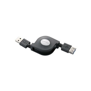 �G���R�� USB�P�[�u�� ���� USB3.0 (USB A �I�X to USB A ���X) ������� 0.7m �u���b�N USB3-RLEA07BK