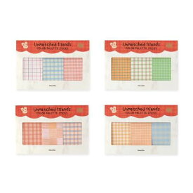 モノライク カラーパレット スティッキ マッチしない友達 Aセット 4p, Color Palette Sticky Unmatched friends A SET 4p - 自己接着式メモパッド 30枚