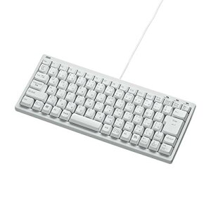 �T�����T�v���C �L���R���p�N�g�L�[�{�[�h �e���L�[�Ȃ� USB�ڑ� ���{��86�L�[ �����u���� USB-PS/2�ϊ��A�_�v�^�t�� �z���C�g SKB-KG3WN2