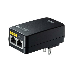 �T�����T�v���C PoE�C���W�F�N�^�[ IEEE802.3af 15.4W �M�K�r�b�g 1�|�[�g �A�_�v�^�^ 10/100/1000�Ή� LAN-GIHINJ4