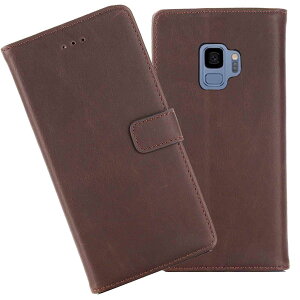 �yAnrek�z�݊��� Samsung Galaxy S9 Dual G960FD / SM-G960 / docomo SC-02K / au SCV38 ���p �P�[�X �蒠�^ �J�o�[ (�_�[�N�u���E��) �h�R��sc02k �T���X�� �M�����N�V�[s9 �蒠�^�P�[�X �J�[�h���[ �X�^���h�@�\�t