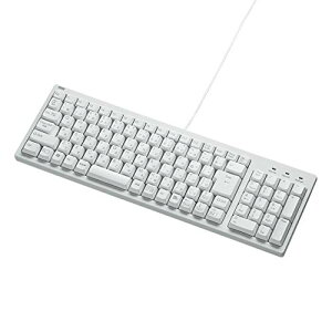 �T�����T�v���C �L���R���p�N�g�L�[�{�[�h �e���L�[�t�� USB�ڑ� ���{��103�L�[ �����u���� USB-PS/2�ϊ��A�_�v�^�t�� �z���C�g SKB-KG2WN2