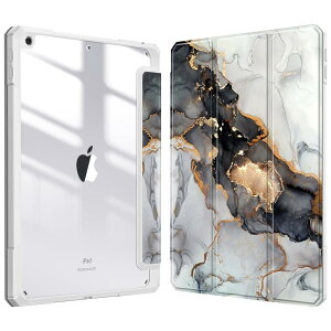Fintie iPad 10.2 �P�[�X iPad ��9 / 8 / 7���� �P�[�X 2021 2020 2019 �����o�b�N�J�o�[ Apple Pencil ���[�\ �O�܃X�^���h �X���[�v�@�\ �y�� ���^ �����h�~ PU�������U�[ TPU (���f���ԍ�A2602�AA2603�AA260
