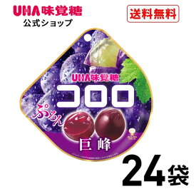 【公式】まとめ買い UHA味覚糖 コロロ 巨峰 グレープ 24袋セット 送料無料