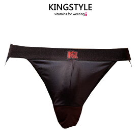 【King Style（キングスタイル）】網ポケット付 壮快パンツ：ブリーフ（上向き）N-A10 全2色（ホワイト・ブラック）