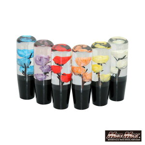 ★マッドマックス★ 水中花 シフトノブ ショート 143mm 汎用 (MM75-0064) トラック 軽自動車 軽トラ デコトラ シフトチェンジ レトロ 日野 UD 三菱 日産 いすゞ プロフィア スーパーグレート クオ