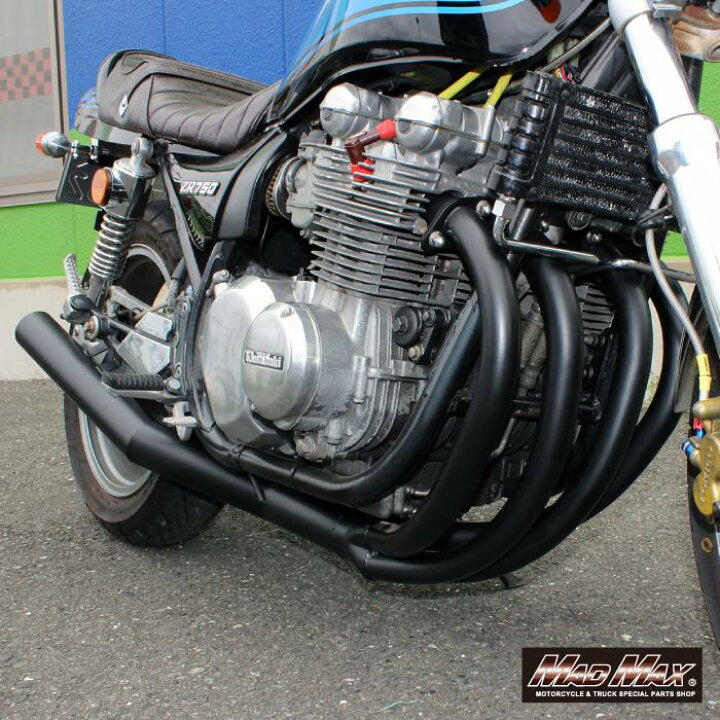 楽天市場】MADMAX製 手曲げ風ショート管マフラー ゼファー750/RS 