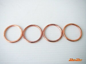 【定形外無料可】 ★マッドマックス★ ゼファー400/ゼファー750/Z400FXetc マフラーガスケット(4個入り) (MM10-0020-4) MADMAX MAD MAX