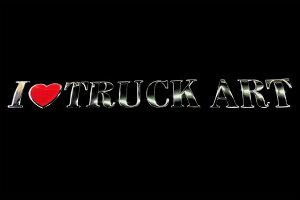 �y�Ԋ@/3D�f�R�f�J�[���z���Ȗʂɂ��Ή��I���̃f�J�[���i�V�[��) ��I LOVE TRUCKART�i369mm×41mm�j�y1���z�N���[�����b�L�@ODD-ILT