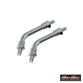 【ポスト便可】★マッドマックス★ Z2タイプ ミラー 補修 交換用 ベリーショートステー メッキ 10mm 2本 （MM04-K012-02) MADMAX MAD MAX