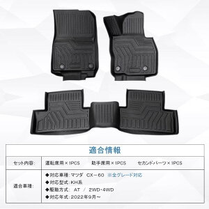 y{B/szy3DtA}bg/Ԏp݌vzMAZDA CX-60 KHn AT 2WD/4WD (2022/9`) ̌`ŃtAɃtBbg(HN07M4401TD) }c_