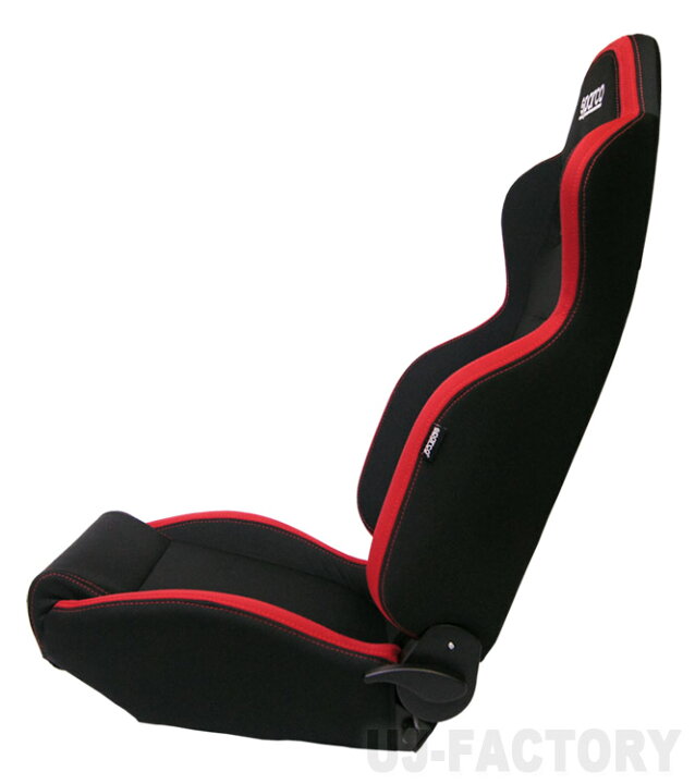 楽天市場】sparco（スパルコ） セミバケットシート R100J☆ ブラック 