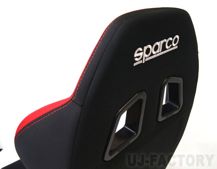 楽天市場】sparco（スパルコ） セミバケットシート R100J☆ ブラック 