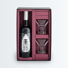 【ゴッタス玉露 (700ml)＋綿貫宏介氏原型製作美術グラス (2個) セット】お中元 夏ギフト 御中元 暑中お見舞い 宇治玉露 高級茶 ギフト 瓶 ボトル プレゼント 贈り物 ワインボトル ワイン 京都 宇治 玉露 のし 日本茶 高級 国産 ノンアルコール ドリンク ボトリングティー