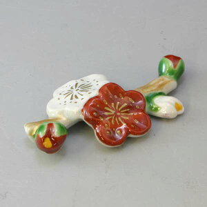 箸置 箸置き セット 京焼 清水焼 磁器製 日本製 器 箸置き 5個セット 紙箱入り 梅が枝 うめがえ おしゃれ 高級 プレゼント 人気 和食器