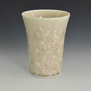 フリーカップ コーヒーカップ 湯呑 ビアカップ 茶碗 おしゃれ 京焼 清水焼 磁器製 フリーカップ 花結晶(茶) はなけっしょう ちゃ 日本製 高級 プレゼント 人気 和食器 可愛い