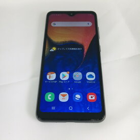 【中古】[ SAMSUNG ] Galaxy A20 SCV46 / au版 白ロム / SIMロック解除済み SCV46SKA