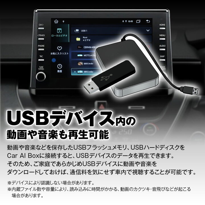 楽天市場】Car AI BOX DVDドライブ付属 DA-DVD01 MAXWIN 車 DVD 