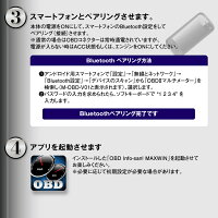 ELM327BluetoothワイヤレスOBD2アダプターOBD2マルチメータースキャンツールON/OFFボタン付きOBDII