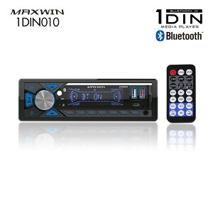 fBAv[[ J[I[fBI 1DIN fbL v[[ Bluetooth J[WI u[gD[X ԍ USB SD Xbg RCA WI AM FM 12V MAXWIN 1DIN010