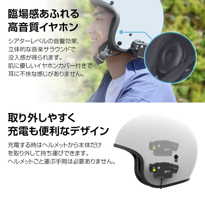 楽天市場】ドライブレコーダー バイク バイク用 MUFU 2カメラ 前後同時 