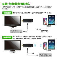 WiFiドングルiPhoneスマートフォンAndroidHDMIRCA純正ナビ接続アンドロイドアイフォンAirPlayエアープレイMiracastWiFidisplayScreenmirroringAllshare【あす楽対応】