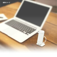 【定形外送料無料】iQOSアイコス充電スタンド充電器ブラックホワイトUSBmicroUSBAndroidスマートフォン充電可能