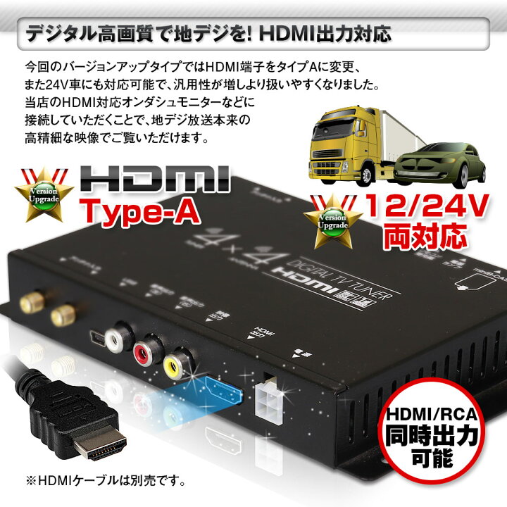 最大90 オフ Nissan デュアリス 地デジチューナー カーナビ ワンセグ フルセグ Hdmi 4x4 高性能 4チューナー 4アンテナ 自動切換 150km Hまで受信 高画質 古い車載tvやカーナビにも使える 12v 24v フィルムアンテナ Minib Casカード付き 1年保証 Fucoa Cl