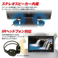 DVDプレーヤーポータブル10.2インチ車載ヘッドレスト後部座席シガー家庭用ACアダプターDVDCDSDUSB内蔵型FuzeフューズPDVT102