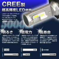 【定形外送料無料】バイクLEDヘッドライトフォグランプワンピース一体型ファンLED5000ルーメンCREEチップH4Hi/Lo5000Lmコンパクト