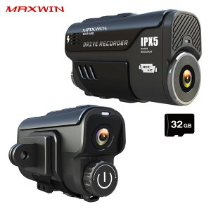 BDVR-A002 SDJ[ht hCuR[_[ oCN oCNp MAXWIN 2J O㓯^ IP65hho wbg ] GPS WiFi 4K 2K tHD